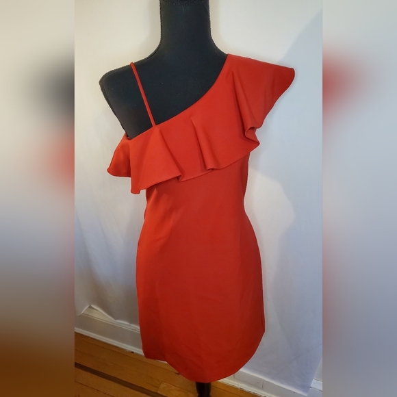 Yoana Baraschi Red Mini Dress Size 4 NWOT - Picture 5 of 10